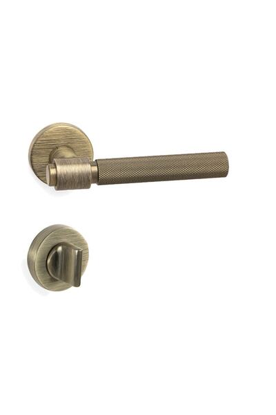 System Axes-t Antik - Wc Mandallı Rozetli Kapı Kolu - Hha188tro12w Abm