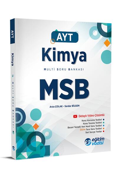 Eğitim Vadisi AYT Kimya Multi Soru Bankası / Arzu Çolak / Yayınları / 9786256...