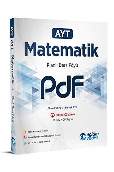 Eğitim Vadisi 2023 Ayt (PDF) Konu Kitabı Matematık