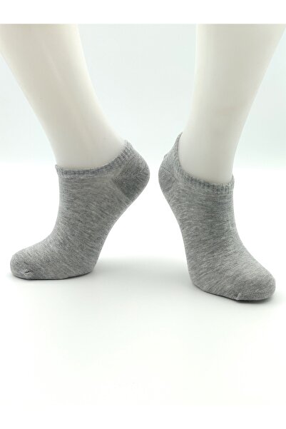 AXE SPORTSWEAR Мъжки сиви безшевни маратонки, балерини, невидими спортни бамбукови чорапи, чифт от 6 броя