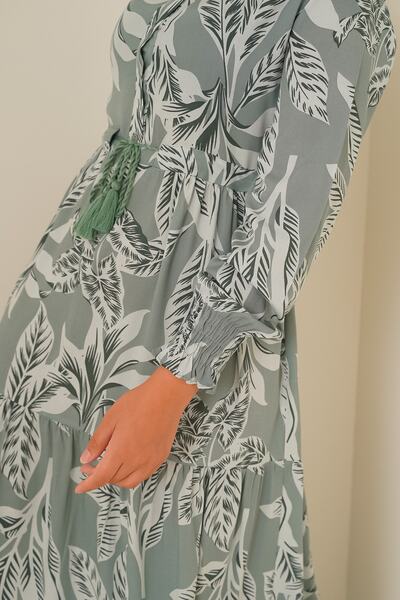 Bigdart Φόρεμα Hijab 2145 με σχέδια - Çağla