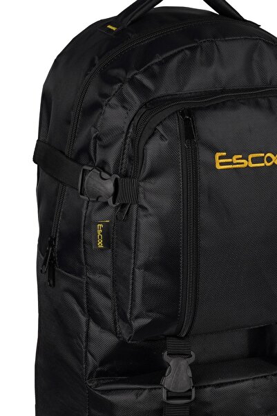 ELATAE Țesătură de lux ortopedică de 65 litri - Geantă pentru alpinism cu burduf cu mai multe compartimente