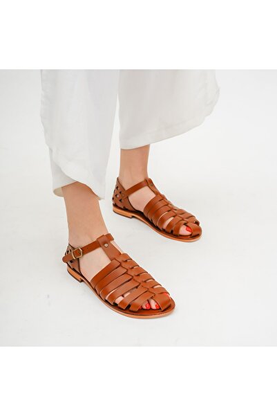 DaphneSandals Hakiki Deri Kadın Sandalet-3504