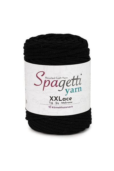 Spagettiyarn Μαύρο Xxlace Rope