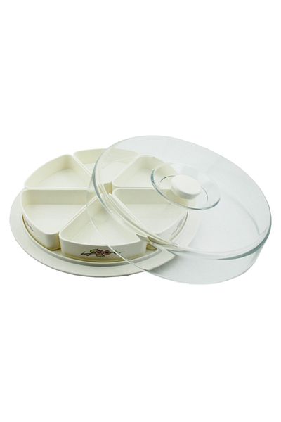 Kosova Carmen 8 Piece Breakfast Bowl with Lid and Stand