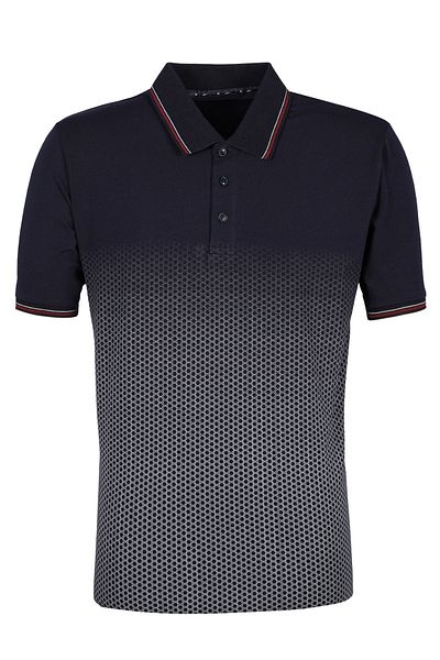 Masimar تي شيرت رجالي من Lyc Single Jersey بياقة بولو وأزرار