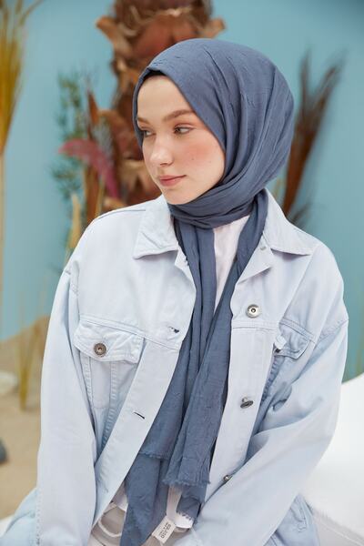 VALORSCARF Antrasit Bambu Kraş Şal