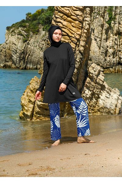 Elif Okur Hijab Swimsuit 7050 - Full Covered