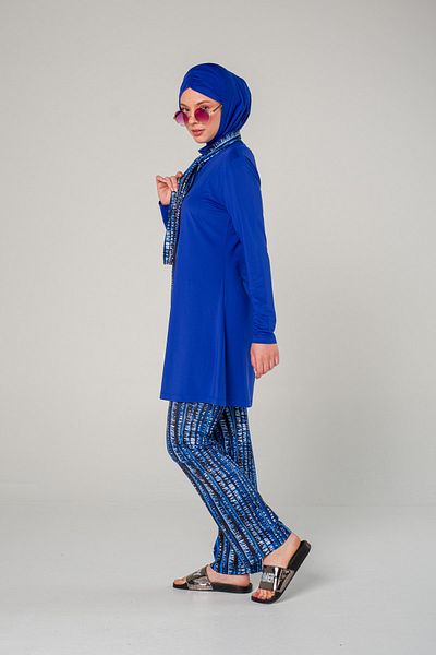 Elif Okur Full Covered Hijab Swimsuit 7101