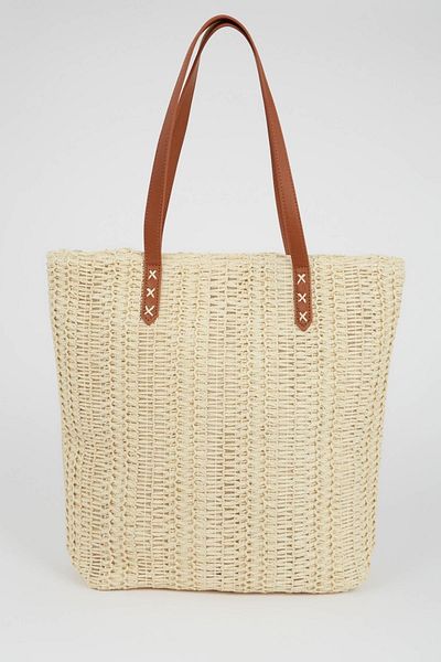 DeFacto Shoulder Bag - Beige - Plain