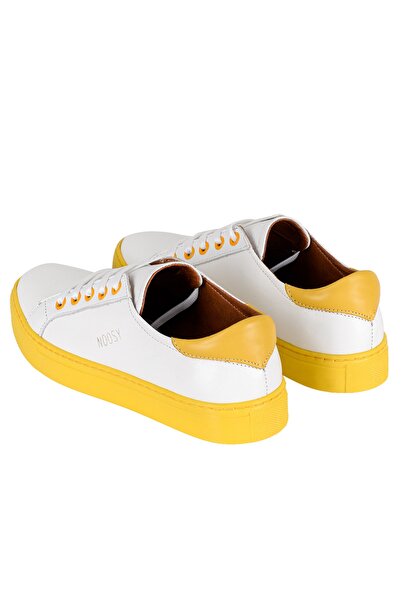 NOOSY Sarı - Hakiki Deri Kadın Sneaker
