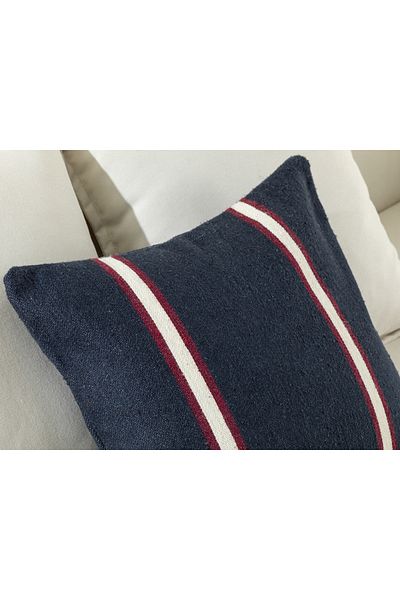 English Home Κάλυμμα μαξιλαριού υφαντό Adelia 45x45 εκ. Ναυτικό