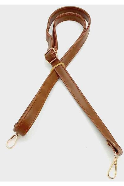 angel çanta aksesuar Tan 125x2 Cm Bag Handle Sliding Light Gold Metal