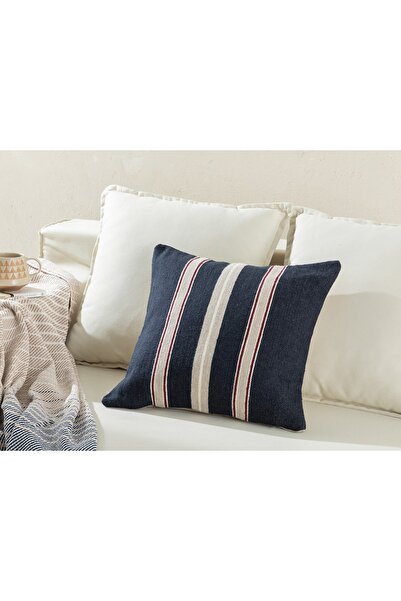 English Home Κάλυμμα μαξιλαριού Philippa υφαντό 45x45 εκ. Σκούρο μπλε