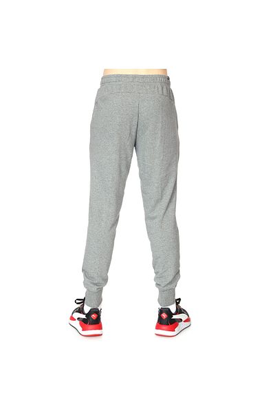 Puma بنطال رياضي رجالي باللون الرمادي من Ess Logo Pants Tr Cl58671653