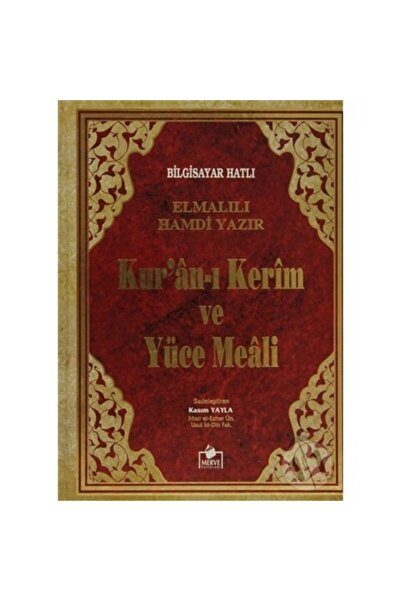 Merve Yayınları Mealli Kuranı Kerim Elmalılı Hamdi Yazır Diyanet Onaylı Cami ...