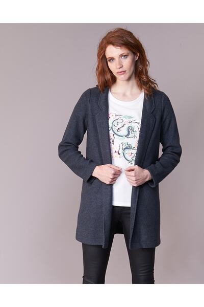 Vero Moda Palton Melan gri pentru femei 10189284