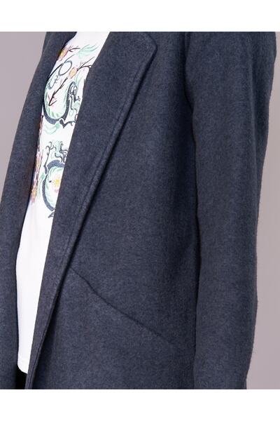Vero Moda Palton Melan gri pentru femei 10189284