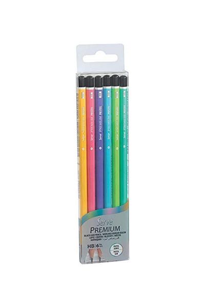 Serve 6-Piece Premium Course's Pastel Pen Set