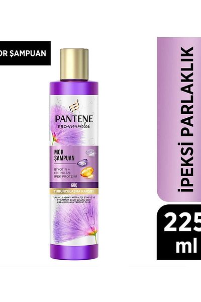Pantene Pro-V Purple Shine Silky Shampoo - 225 Ml