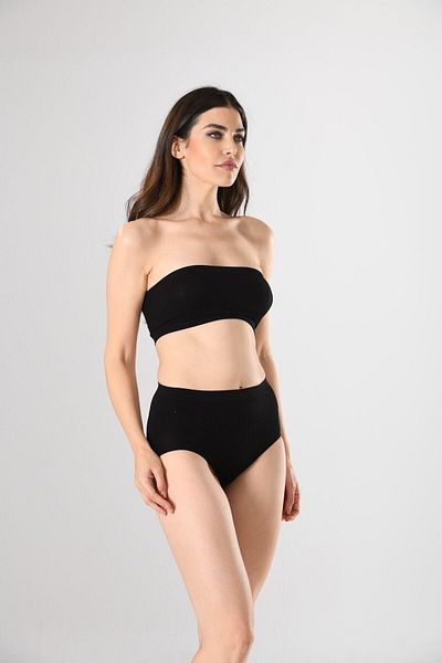 Misfit Γυναικείο Ψηλόμεσο Μπάτο Σλιπ χωρίς ραφή 3 τεμαχίων
