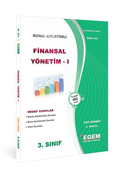 Genel Markalar Açık Öğr. Aöf Finansal Yönetim 1 Konu Anlatımlı Soru Bankası