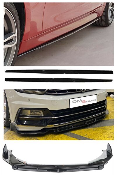 Omg Oto Renault Megane 2 2002-2008 F30 Düz Marşpiyel 4 Parça Ve Brabus Ön Lip...