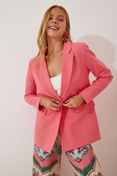 Happiness İstanbul Blazer - Rosa - Regular Fit
