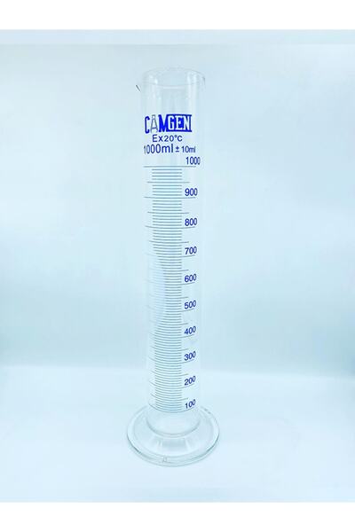 Genel Markalar Cam Mezür Uzun Form A Kalite Borosilikat 1000ml 1 Adet