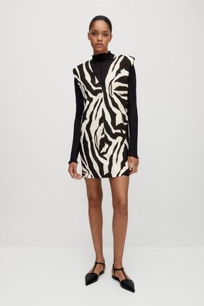 Massimo Dutti Zebra Desenli Kısa Elbise Fiyatı, Yorumları - Trendyol