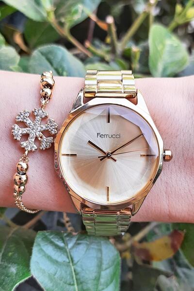 Ferrucci Kadın Kol Saati Fc 13235m.06 bileklik Hediyeli