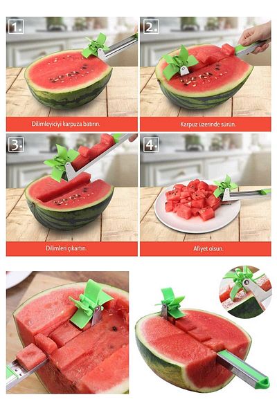 Passleis Practical Kitchen Utensil Watermelon Slicer