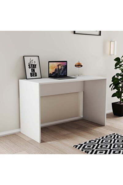 Mezza 1912 Sılence 120 Cm Çalışma Masası Beyaz