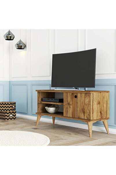 Mezza 1550 Retro Tv Ünitesi 90 Cm Amalfi Rengi
