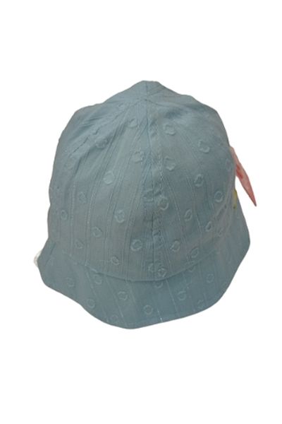 Kitti Girl's Ice Blue Maxi Hat 1-3 Years Head Circumference 48-50 Cm
