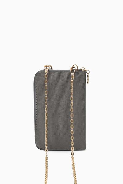 Levidor Multifunctional Silver Wallet with Phone Compartment - 0057C220