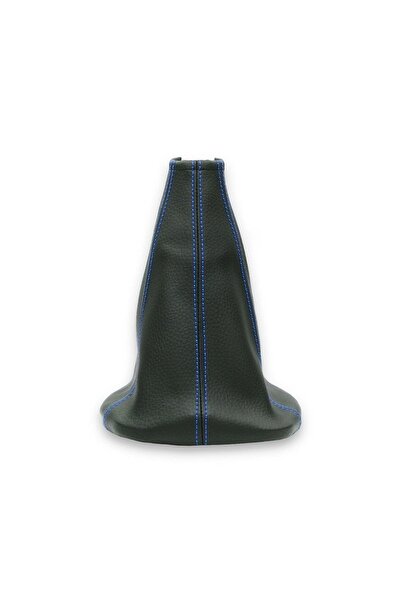 Sennight ناقل الحركة المتوافق مع بيجو 2008 2012-2018، جلد أسود، خياطة زرقاء