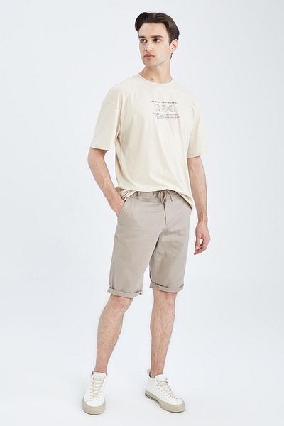 DeFacto Bermudy Regular Fit s krajkovým pasem