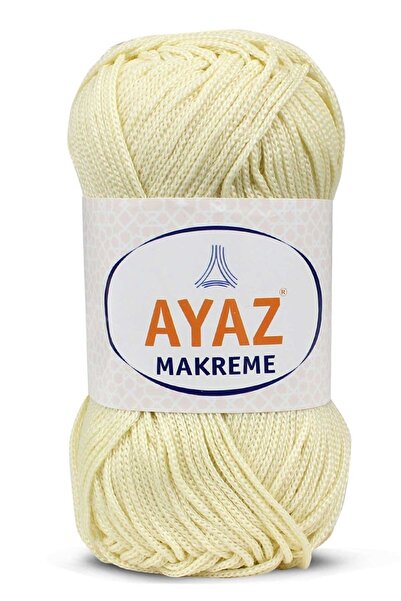 Ayaz Makreme 1300 Krem | Makrome Ipi | Macrame Yarn