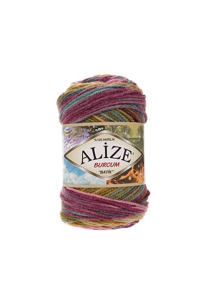 Alize Burcum Pink Tie Dye Knit - Hand Rope 4341