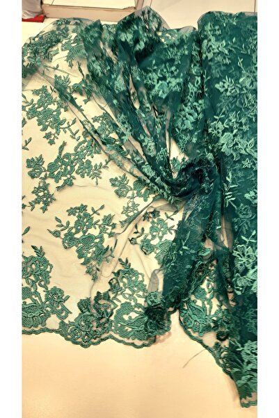 Safir Kumaş Abiyelik Brode Dantel Eni 130 Cm