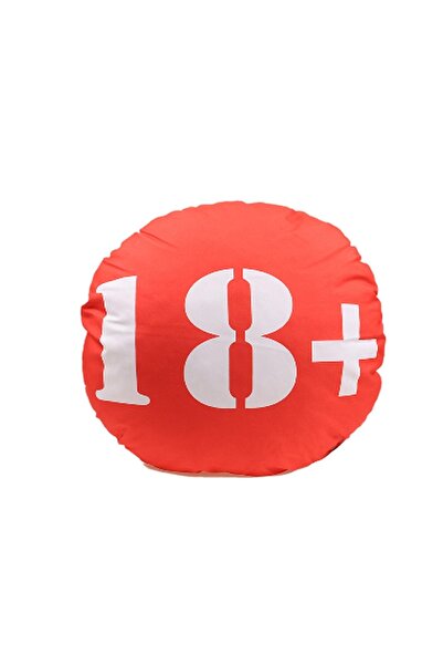 Attach 18+ Arkalı Önlü Tasarım Peluş Yastık 35*30 cm