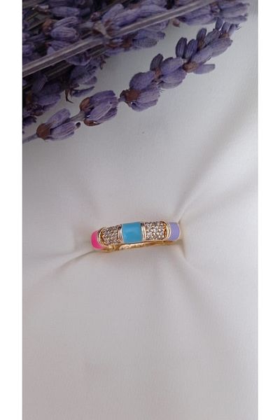 İLKYAZ Accessory Enameled Colored Ring