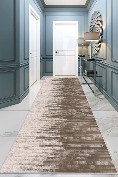 Viva Home Yıkanabilir Leke Tutmaz Rulo Yolluk Kaymaz Tabanlı Kesme Özel Ölçü Mutfak Salon Halısı Ar1317