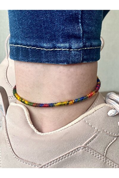 etniko Özel Tasarım El Yapımı Örgü Halhal