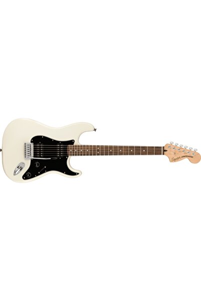 SQUIER Affinity Stratocaster Hh Laurel Klavye Black Pg Olympic White Elektro Gitar