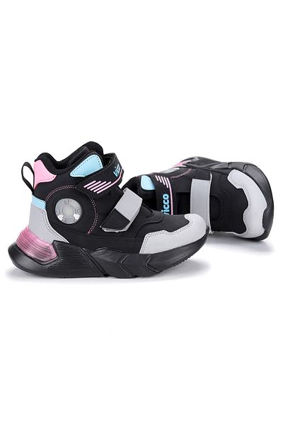 Vicco 946.21k.206-07 Sumo Velcro Lighted Girls/Boys Boat Shoes