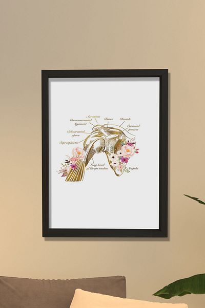 Dekor Loft Imprimare anatomie umăr, cadou pentru fizioterapeut, imprimare anatomie umăr, cadou pentru fizioterapeut,