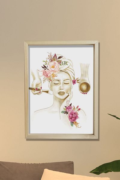 Dekor Loft Αφίσα περιποίησης προσώπου, Διακόσμηση σαλονιού ομορφιάς τέχνης περιποίησης προσώπου