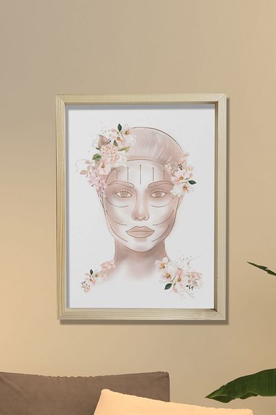 Dekor Loft Lifting facial, chirurgie reconstructivă, chirurgie plastică și estetică, pictură murală pentru camera medicului